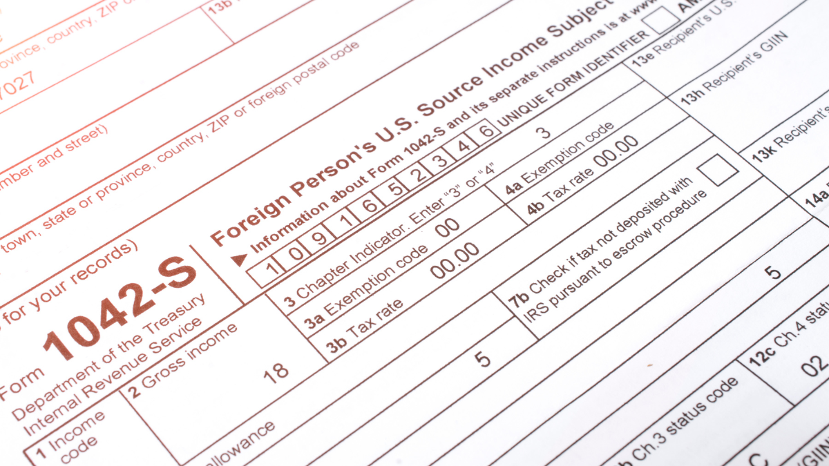 IRS Grants Withholding Agents Temporary Exemption from Form 1042 e-File Requirement